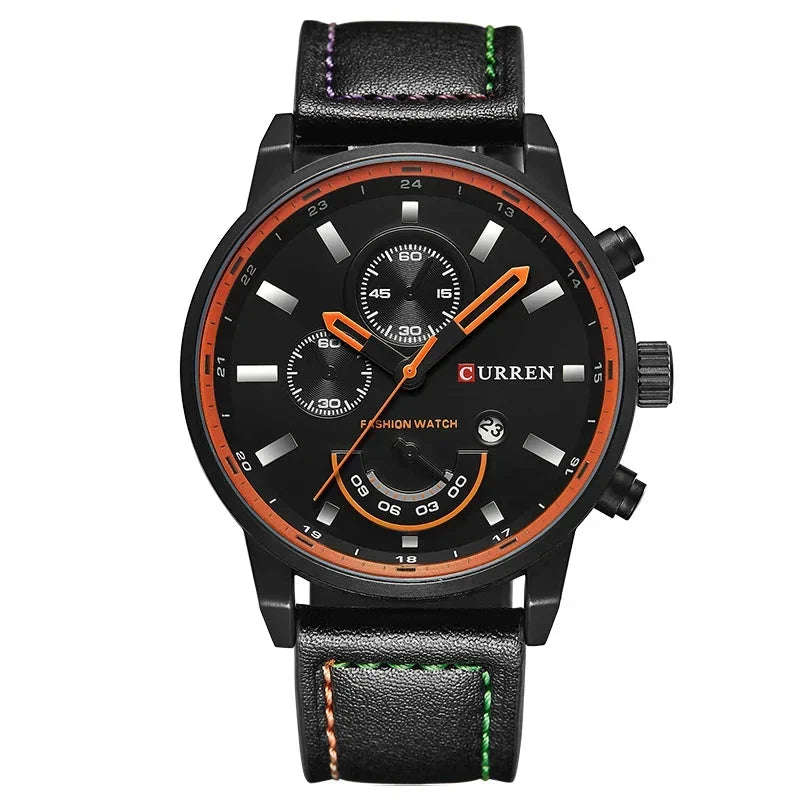 Men’s Luxury Quartz Watch – Fashionable Wristwatch with Elegant Design