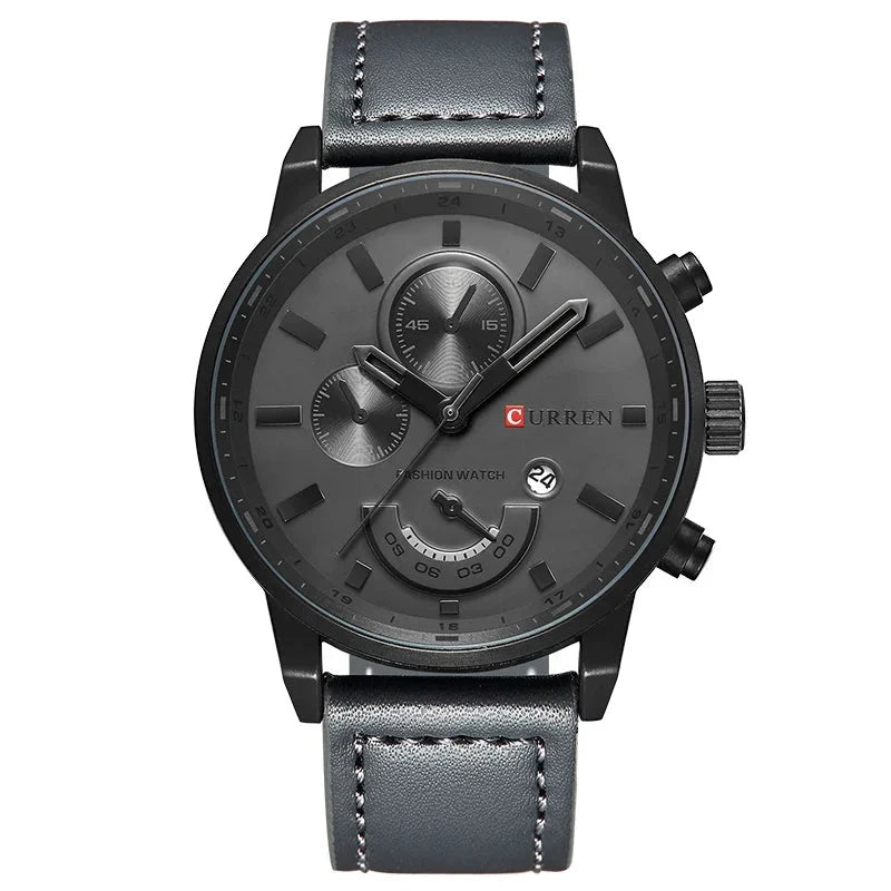 Men’s Luxury Quartz Watch – Fashionable Wristwatch with Elegant Design