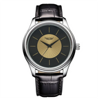 Men’s Luxury Quartz Watch with Leather Strap – Waterproof Business Wristwatch