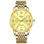 Men’s Luxury Quartz Watch – Sapphire Crystal, Waterproof, Casual & Business Wristwatch