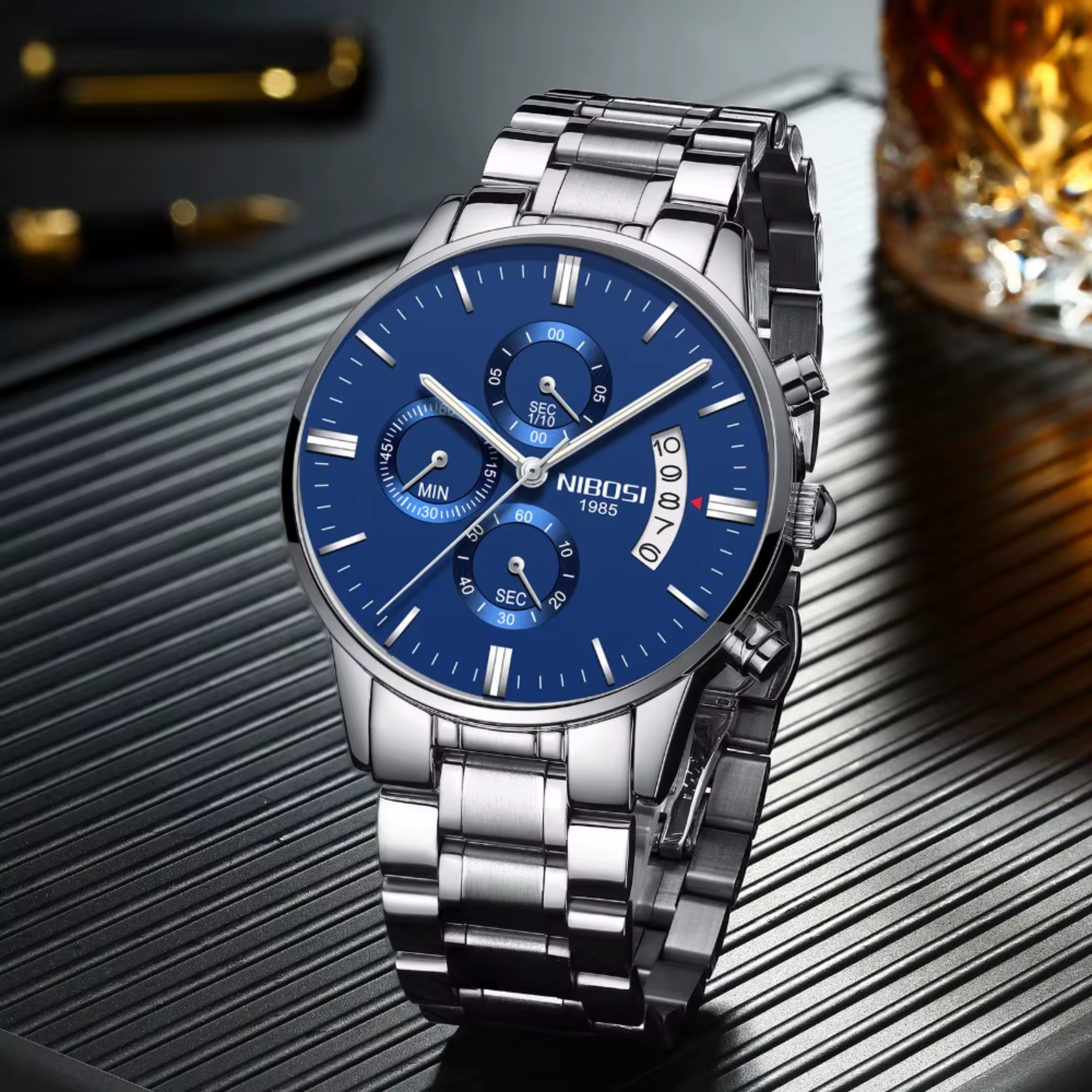 Men’s Luxury Quartz Watch – Fashion, Casual & Military Style Wristwatch