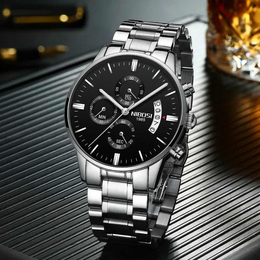 Men’s Luxury Quartz Watch – Fashion, Casual & Military Style Wristwatch