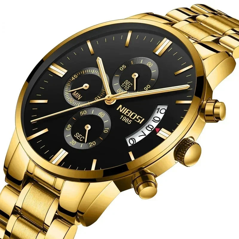 Men’s Luxury Quartz Watch – Fashion, Casual & Military Style Wristwatch