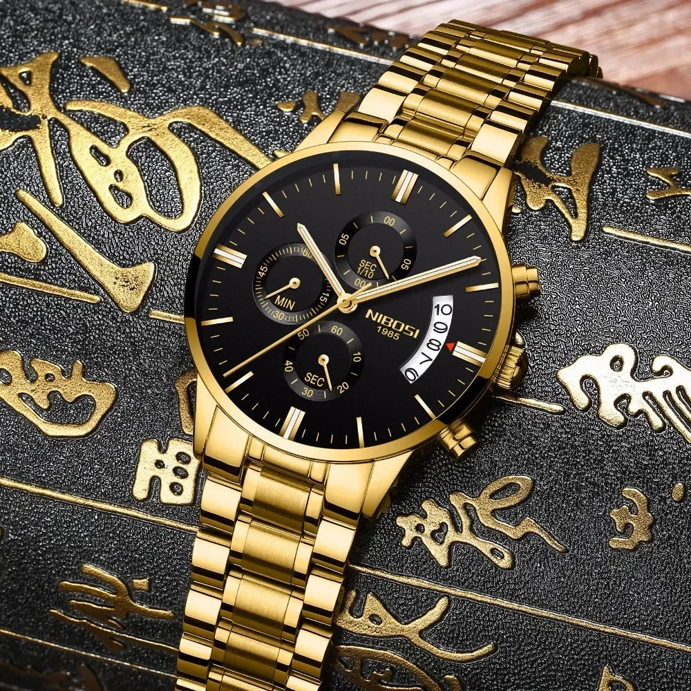 Men’s Luxury Quartz Watch – Fashion, Casual & Military Style Wristwatch