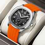 Men’s Sport Quartz Watch – Casual Silicone Strap, Waterproof, Luxury Design