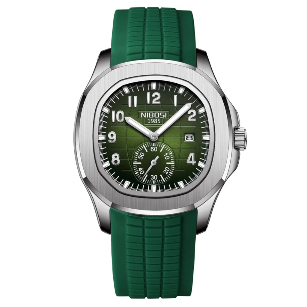 Men’s Sport Quartz Watch – Casual Silicone Strap, Waterproof, Luxury Design