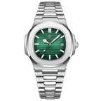 Men’s Luxury Sports Quartz Watch with Square Dial, Luminous Display, Date Function & Waterproof Design