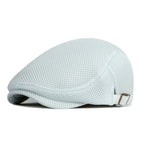 Men’s Mesh Beret – Adjustable Breathable Casual Style for Spring & Summer