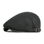 Men’s Mesh Beret – Adjustable Breathable Casual Style for Spring & Summer