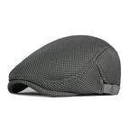 Men’s Mesh Beret – Adjustable Breathable Casual Style for Spring & Summer