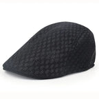 Men’s Mesh Beret – Breathable Solid Color Summer Hat for Hunting, Driving and Golf
