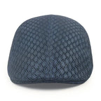 Men’s Mesh Beret – Breathable Solid Color Summer Hat for Hunting, Driving and Golf