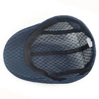 Men’s Mesh Beret – Breathable Solid Color Summer Hat for Hunting, Driving and Golf