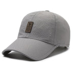Quick-Drying Men’s Mesh Baseball Cap – Breathable Snapback Sport Dad Hat for Fishing, Spring and Summer