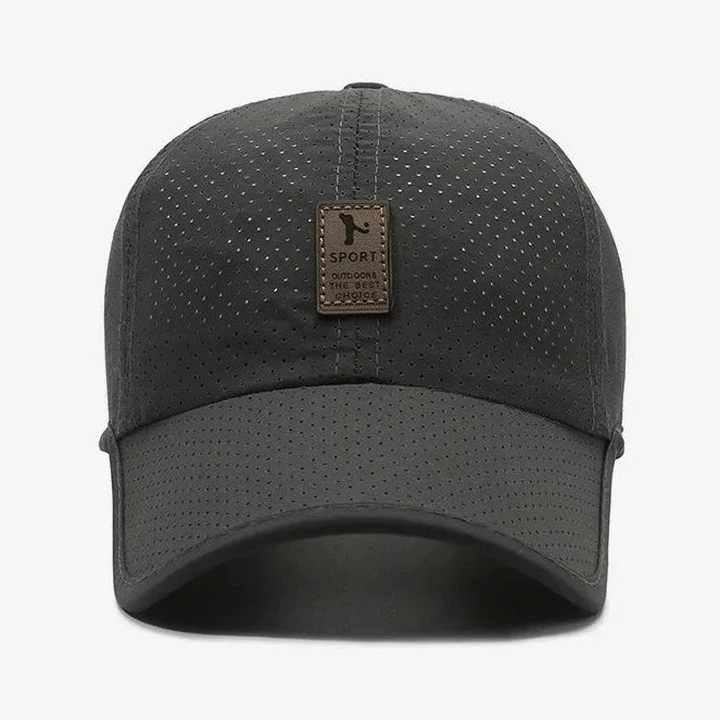 Quick-Drying Men’s Mesh Baseball Cap – Breathable Snapback Sport Dad Hat for Fishing, Spring and Summer