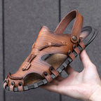 Breathable Microfiber Leather Sandals – Lightweight Slip-On Summer Comfort