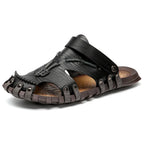 Breathable Microfiber Leather Sandals – Lightweight Slip-On Summer Comfort