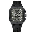 Men’s Multi-Functional Sports Watch – Silicone Strap, Chronograph and Auto Date Display