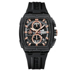 Men’s Multi-Functional Sports Watch – Silicone Strap, Chronograph and Auto Date Display