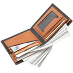 Men’s Short PU Leather Wallet – Multi-Slot Credit Card Holder, Casual Compact Design