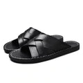 Premium Woven Cowhide Leather Sandals – Luxury Design with Extended Size Range