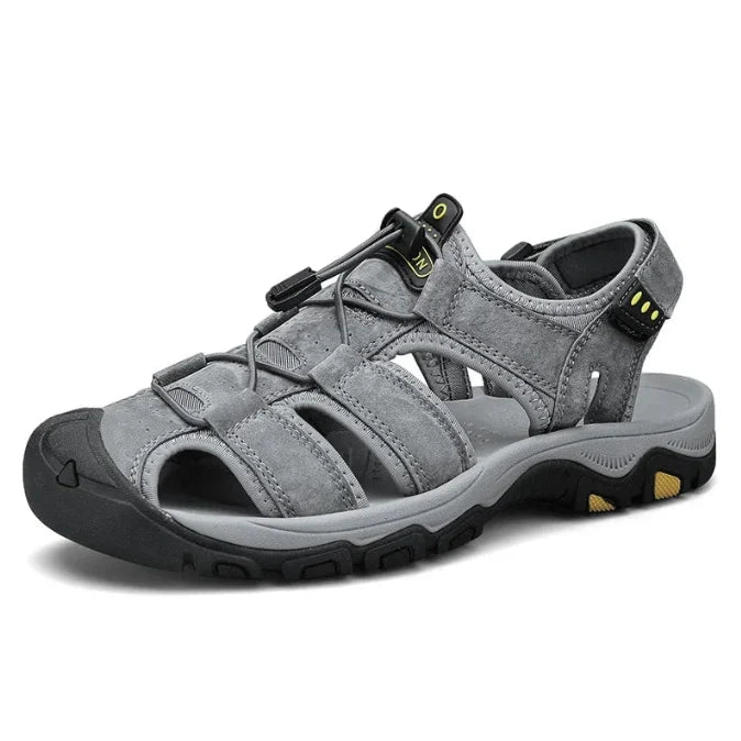 Premium Genuine Leather Sandals – Lightweight Design for Beach & Outdoor, Summer Collection