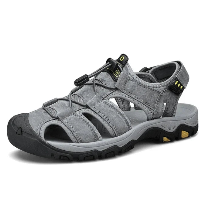 Premium Genuine Leather Sandals – Lightweight Design for Beach & Outdoor, Summer Collection