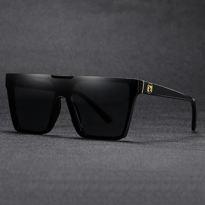 Men’s Luxury One-Piece Sunglasses – Fashionable Driving Eyewear HW04