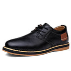 Men’s Genuine Leather Dress Shoes – Classic Brogue Lace-Up Formal Shoes, Italian Style, Luxury