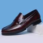 Men’s Patent Leather Shoes – British Style Casual & Dress, Elegant Work and Event Footwear