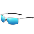Men’s Photochromic Polarized Sunglasses – Metal Square Frame UV400 Driving & Outdoor Sports Glasses