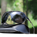 Men's Fishing Sunglasses with PC Frame – Windproof Round Shades with UV Protection for Cycling, Driving & Travel