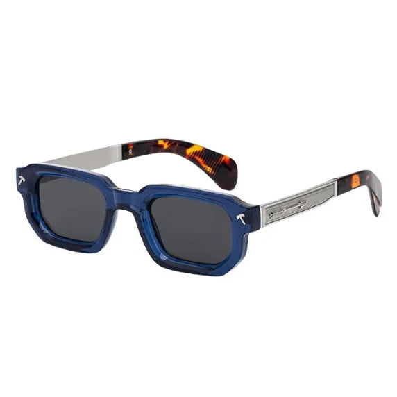 Men’s Polarized Square Sunglasses – Luxury Punk Design with Classic Rectangle Frame and UV400 Protection for Driving and Outdoor Use