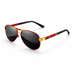 Men’s Polarized Sunglasses with Metal Frame – Premium Brand Design Sun Glasses for Fishing, Driving and UV400 Protection