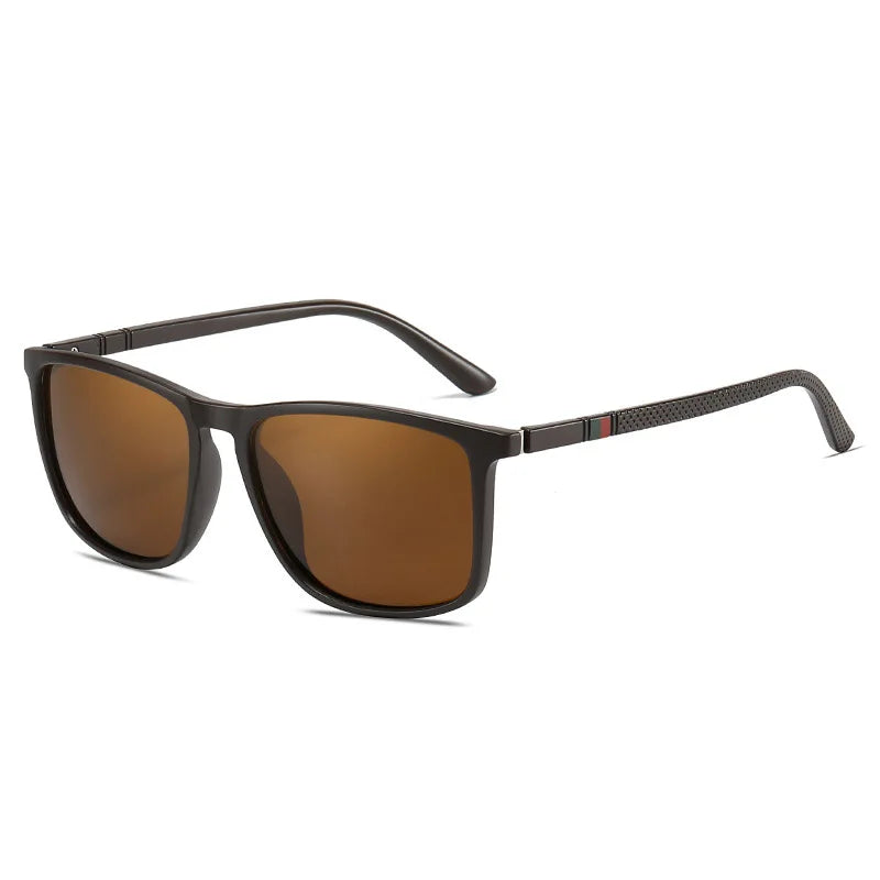 Men’s Polarized TR90 Sunglasses – Luxury Fashion Designer Sun Glasses with Colorful Mirror Lenses and UV Protection