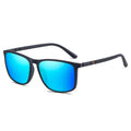 Men’s Polarized TR90 Sunglasses – Luxury Fashion Designer Sun Glasses with Colorful Mirror Lenses and UV Protection