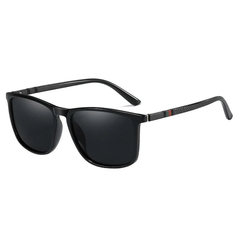 Men’s Polarized TR90 Sunglasses – Luxury Fashion Designer Sun Glasses with Colorful Mirror Lenses and UV Protection