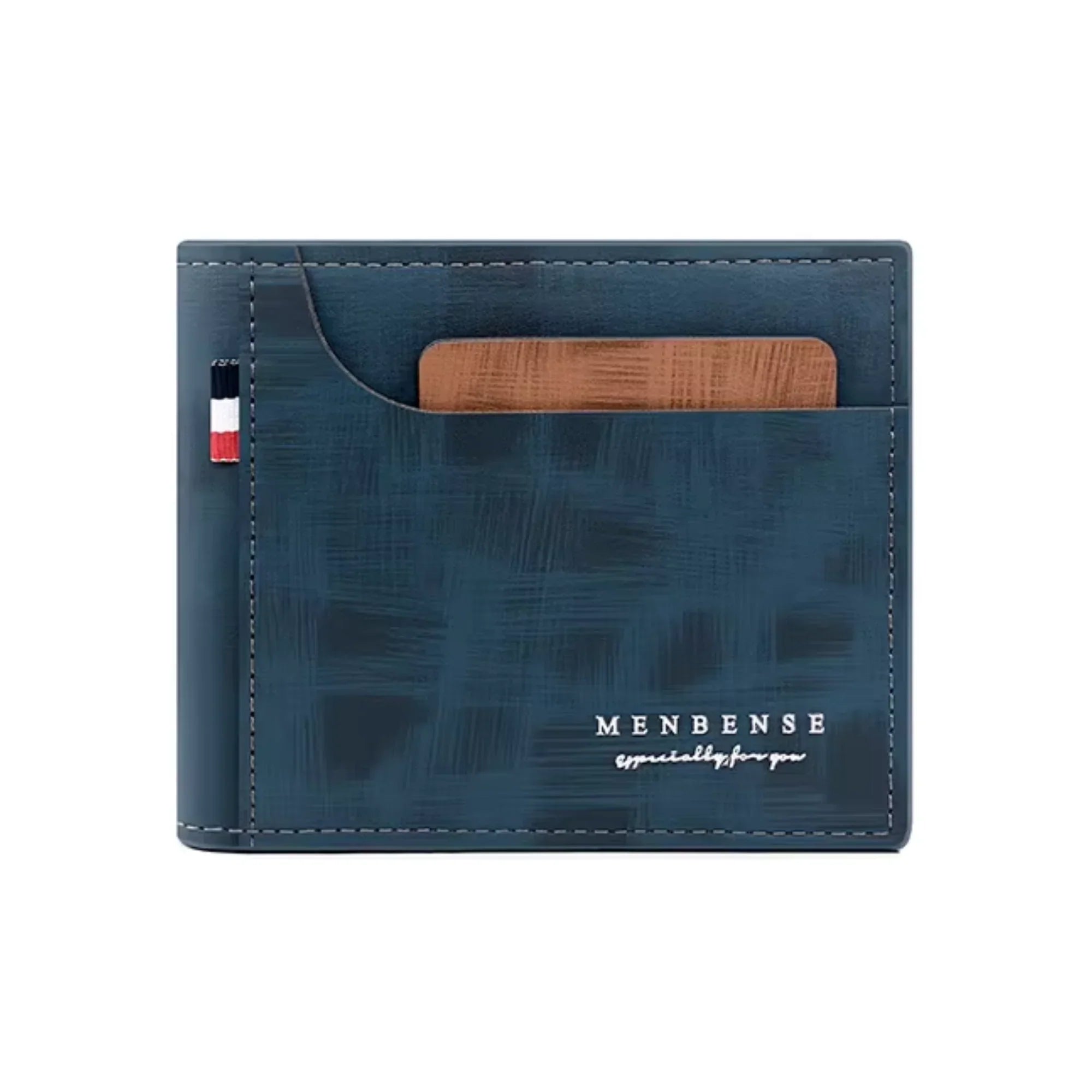 Men’s PU Leather Wallet with Zipper – Short Card Holder with Coin Pocket, High Quality Design