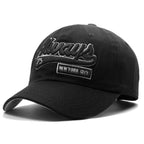 Men’s Cotton Baseball Cap – Casual Outdoor Retro Embroidered Adjustable Hat, Sporty Style