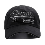 Men’s Cotton Baseball Cap – Casual Outdoor Retro Embroidered Adjustable Hat, Sporty Style
