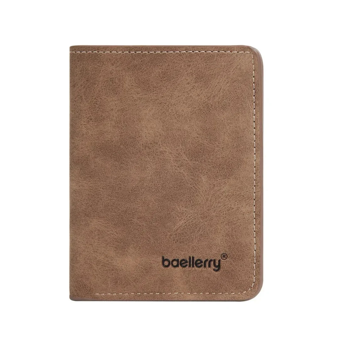 Men’s Slim Leather Wallet – Sanded Finish, Multi Card Holder, Minimalist Compact Short Wallet