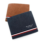 Men’s Short Wallet – Slim PU Leather Wallet with Zipper Coin Pocket, Card Holders, Money Clip, High-Quality Casual Wallet