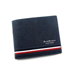Men’s Short Wallet – Slim PU Leather Wallet with Zipper Coin Pocket, Card Holders, Money Clip, High-Quality Casual Wallet