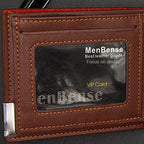 Men’s PU Leather Wallet – Slim Short Billfold Card Holder, Portable Luxury Design