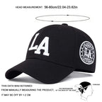 Men’s Snapback Baseball Cap with Letter Embroidery – Adjustable Casual Outdoor Hat for Spring and Autumn with Sun Protection