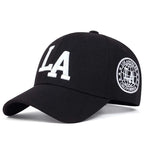 Men’s Snapback Baseball Cap with Letter Embroidery – Adjustable Casual Outdoor Hat for Spring and Autumn with Sun Protection