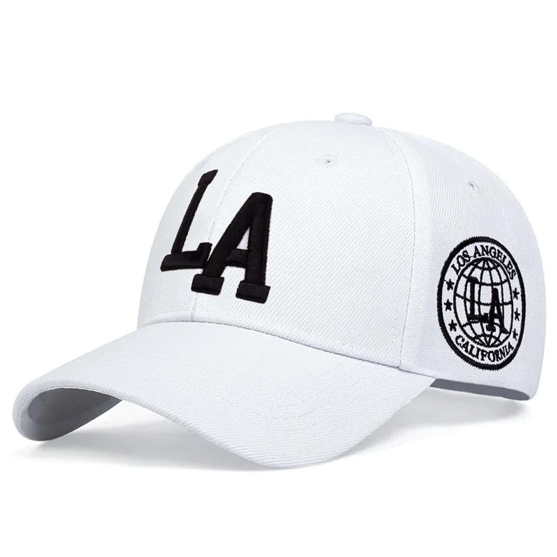 Men’s Snapback Baseball Cap with Letter Embroidery – Adjustable Casual Outdoor Hat for Spring and Autumn with Sun Protection