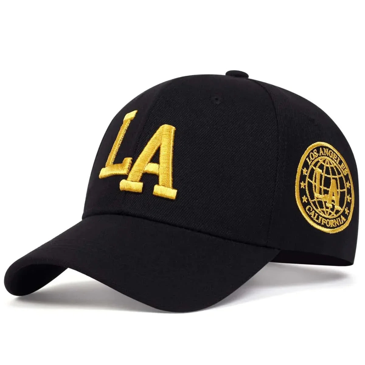 Men’s Snapback Baseball Cap with Letter Embroidery – Adjustable Casual Outdoor Hat for Spring and Autumn with Sun Protection