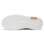 Men’s Sneakers Board Shoes – Soft Leather, Thick Sole, Anti-Slip, Versatile, Spring/Autumn