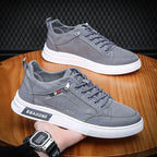 Men’s Casual Canvas Sneakers – Lace-Up Lightweight Summer Shoes